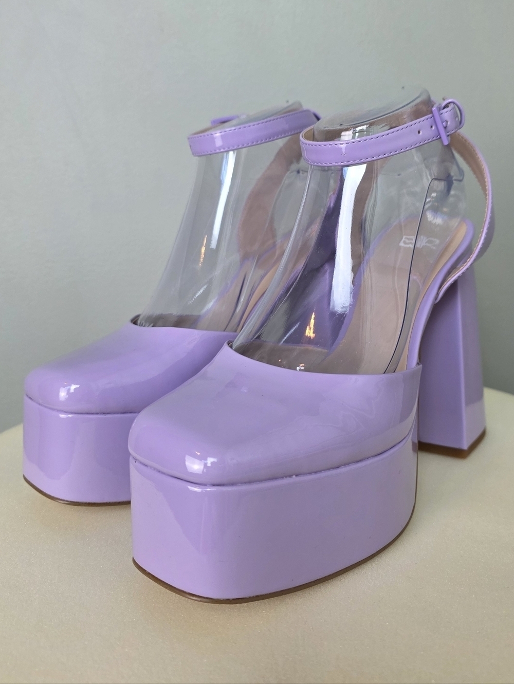 BP. Danni Platform Pump Square Toe, Lilac Purple – Size 7.5M - Great Condition! - Picture 15 of 16